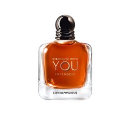 Emporio Armani Stronger With You Intensely Eau de Parfum for Men – warm, sweet and spicy amber fragrance bottle